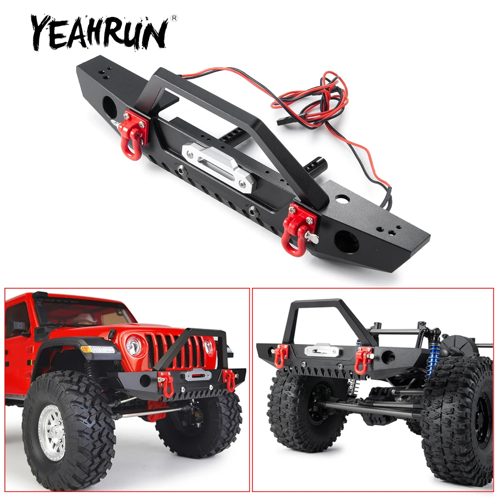 Металлический передний бампер YEAHRUN со светодиодсветильник кой и крюком для Axial SCX10 II 90046 III Wrangler Gladiator ранний Bronco 1/10 Радиоуправляемый гусеничн...
Металлический передний бампер YEAHRUN со светодиодсветильник кой и крюком для Axial SCX10 II 90046 III Wrangler Gladiator ранний Bronco 1/10 Радиоуправляемый гусеничн...