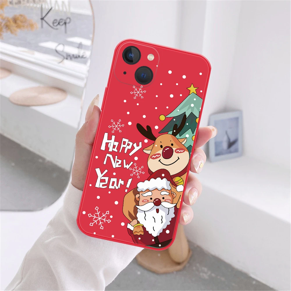 Cute Cartoon Santa Elk Fashion Red Soft Silicone Anti-fall Case Suitable for IPhone 14 13 12 11 Pro Max X XR XSMAX 7 8 Plus
Cute Cartoon Santa Elk Fashion Red Soft Silicone Anti-fall Case Suitable for IPhone 14 13 12 11 Pro Max X XR XSMAX 7 8 Plus