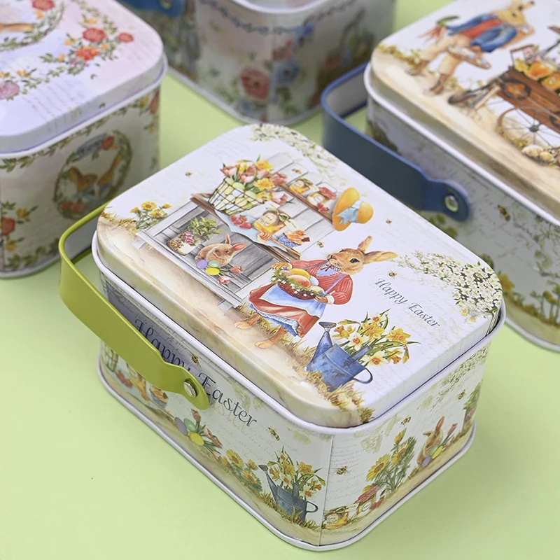 Easter Theme Decorative Tinplate Box Gift Packing Case Candy Tinplate Case Easter Day Accessories Candy Boxes Rabit Gift Boxes
Easter Theme Decorative Tinplate Box Gift Packing Case Candy Tinplate Case Easter Day Accessories Candy Boxes Rabit Gift Boxes