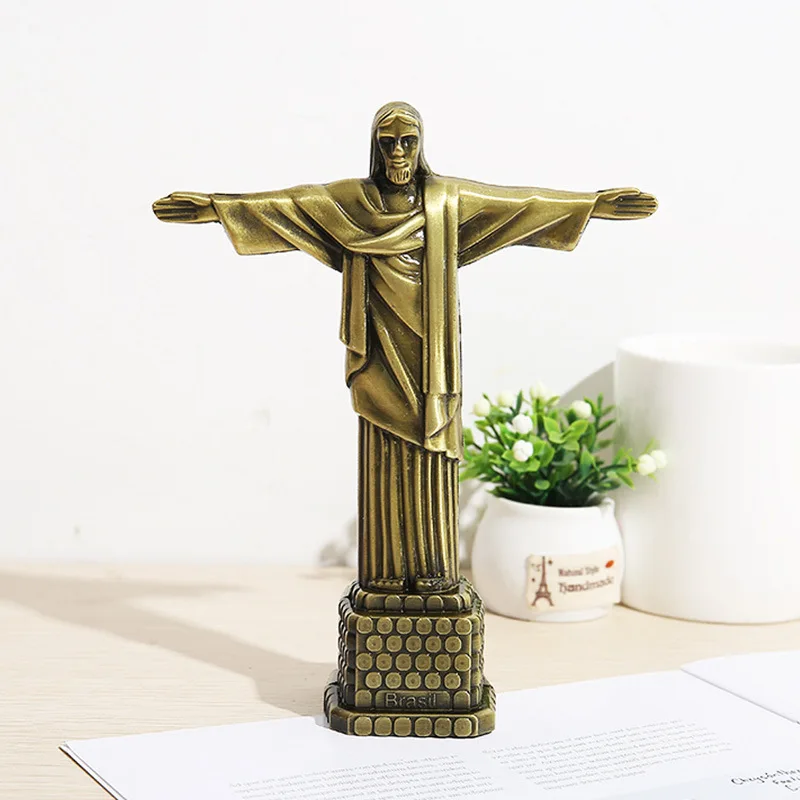 Alloy Jesus Statue Ornaments Brazil Jesus Model Souvenirs Creative Craft Ornaments 18cm Statue Home Decoration Accessories
Alloy Jesus Statue Ornaments Brazil Jesus Model Souvenirs Creative Craft Ornaments 18cm Statue Home Decoration Accessories