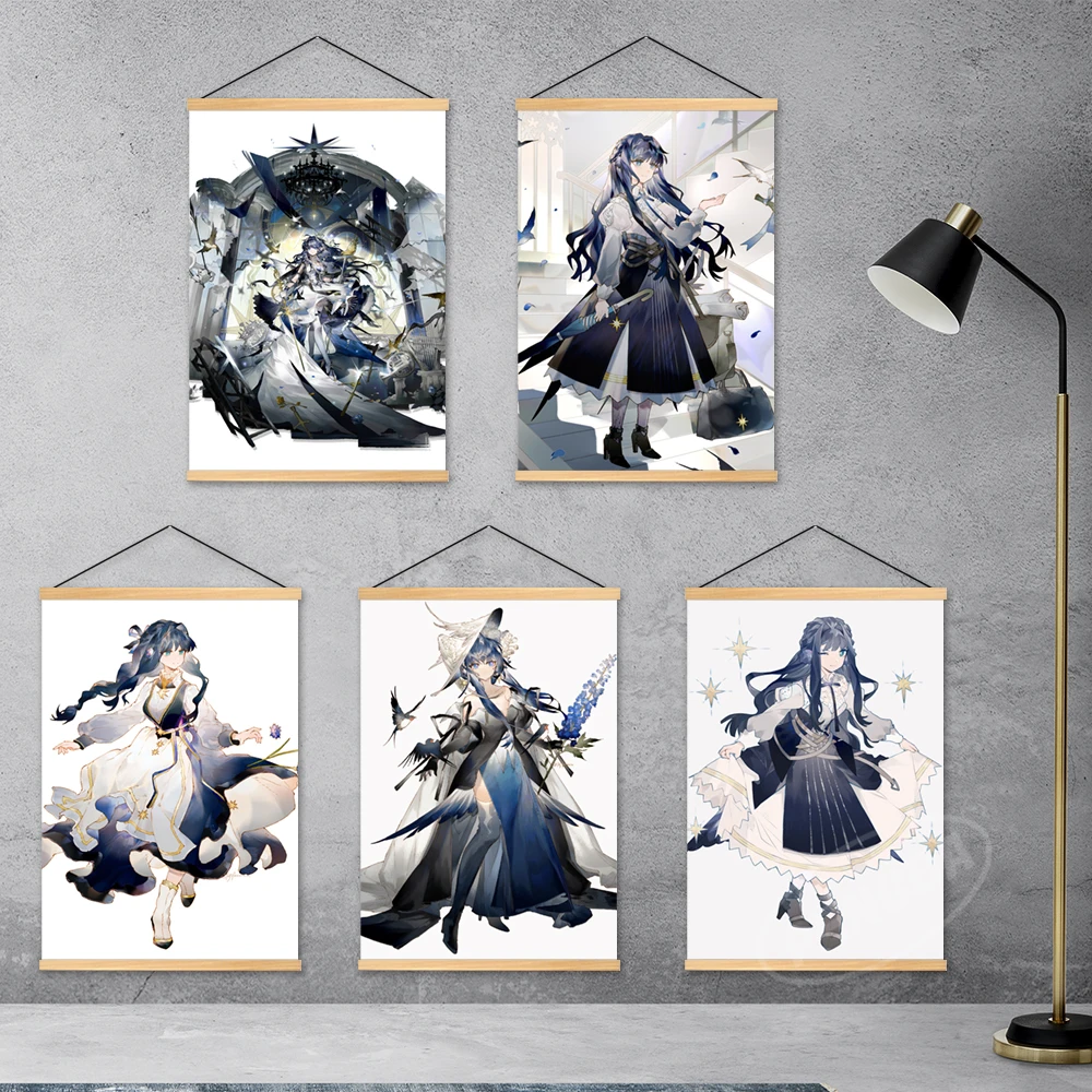 Home Decor Arknights Wall Art Astgenne Picture Game Wooden Hanging Painting Long Blue Hair Printed Canvas Poster For Living Room
Home Decor Arknights Wall Art Astgenne Picture Game Wooden Hanging Painting Long Blue Hair Printed Canvas Poster For Living Room