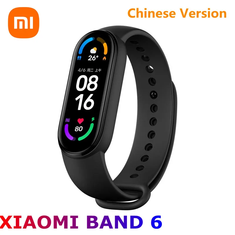 New Original Xiaomi Mi Band 6 Blood Oxygen AMOLED Screen Fitness Bracelet Miband6 Fitness Traker Waterproof Xiomi Smart Band
New Original Xiaomi Mi Band 6 Blood Oxygen AMOLED Screen Fitness Bracelet Miband6 Fitness Traker Waterproof Xiomi Smart Band