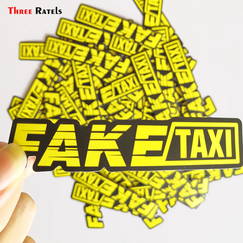 Three Ratels 50pcs Yellow Fake Taxi Logo Pvc Waterproof Window Laptop Trunk Auto Motorcycle Car Sticker And Decals
Three Ratels 50pcs Yellow Fake Taxi Logo Pvc Waterproof Window Laptop Trunk Auto Motorcycle Car Sticker And Decals