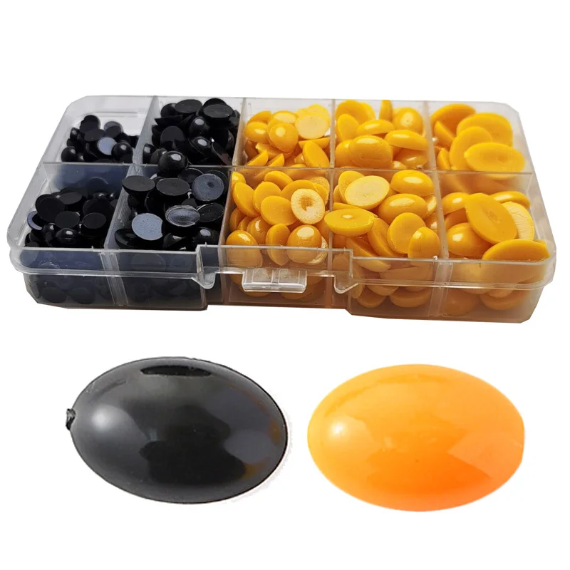 580PCS Doll Oval Eyes Black Plastic Safety Noses for Bear Dolls Animal Puppet DIY Crafts Children Kids Toys Eyes Accessories
580PCS Doll Oval Eyes Black Plastic Safety Noses for Bear Dolls Animal Puppet DIY Crafts Children Kids Toys Eyes Accessories