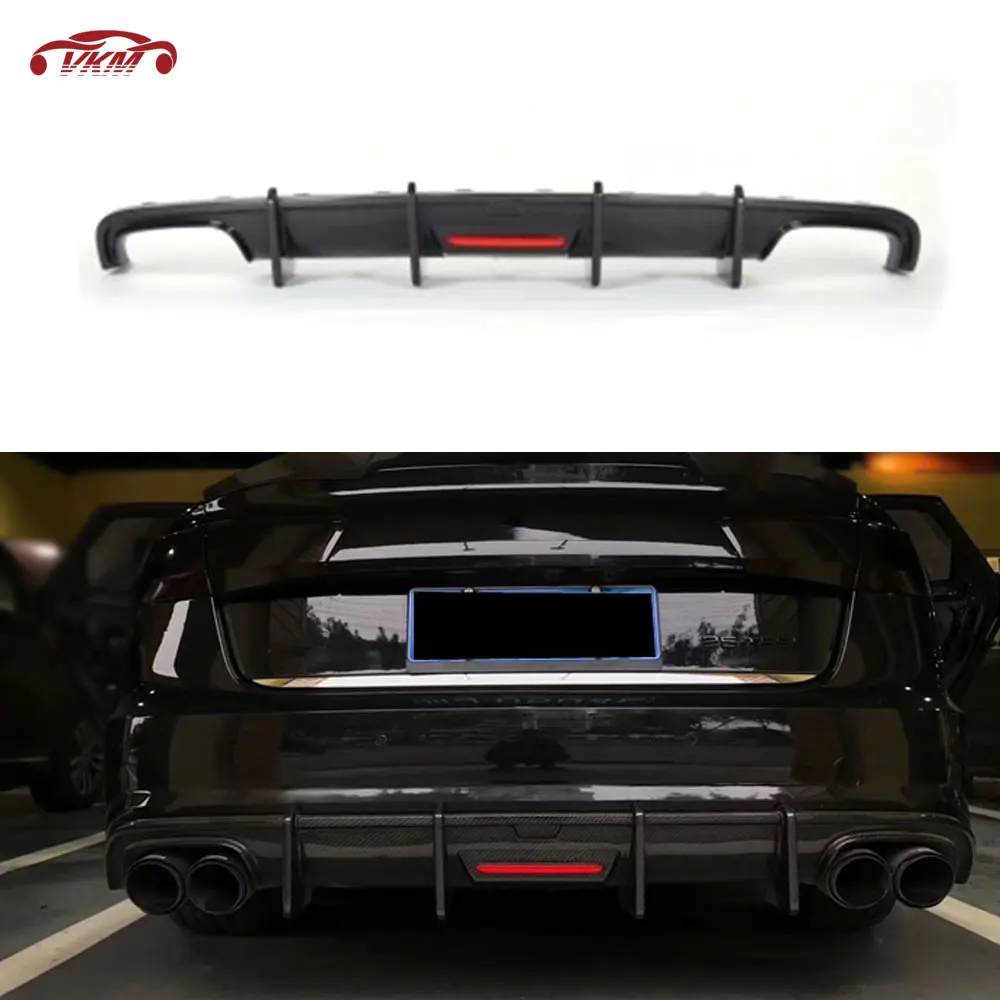 Carbon Fiber Rear lip Diffuser with light For Audi A6 Sline S6 C7 C7.5 2013-2018 not for A6 Standard Bumper Guard
Carbon Fiber Rear lip Diffuser with light For Audi A6 Sline S6 C7 C7.5 2013-2018 not for A6 Standard Bumper Guard