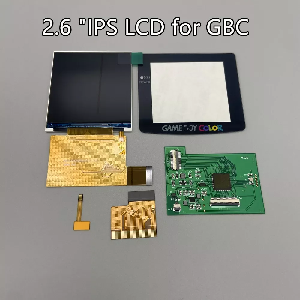 Easy to install 2.6 " IPS high brightness LCD screen is suitable for Nintendo Gameboy color IPS GBC LCD.Support pixel displ
Easy to install 2.6 " IPS high brightness LCD screen is suitable for Nintendo Gameboy color IPS GBC LCD.Support pixel displ