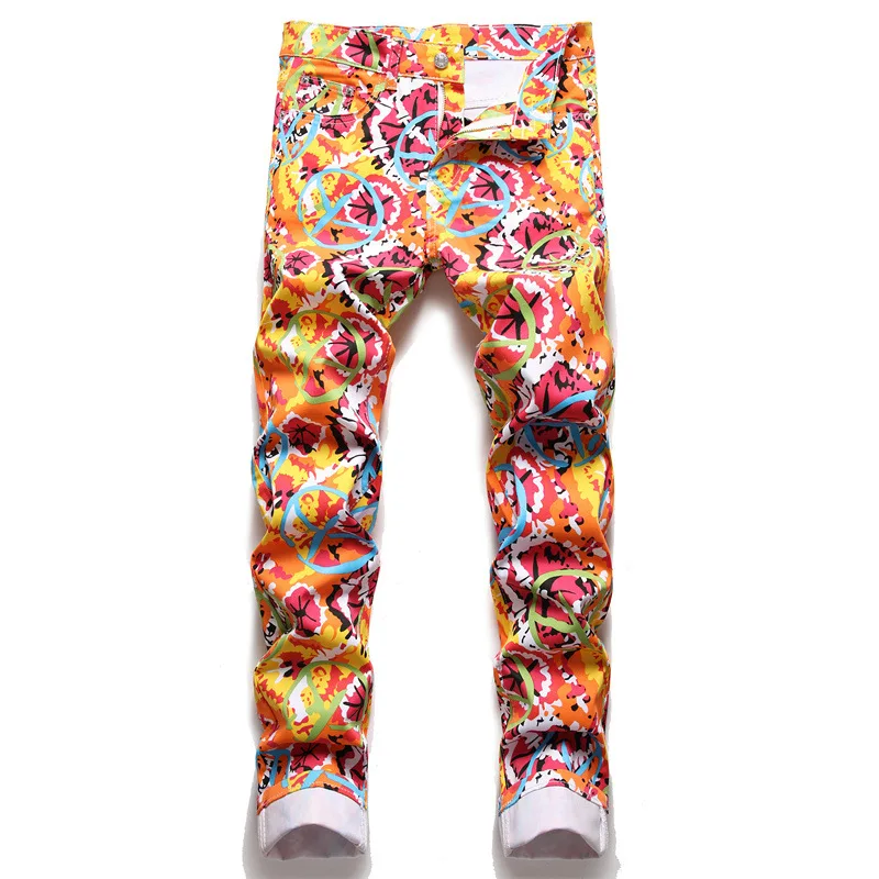 New Fashion Digital Printing Men's Jeans Trend Stretch Slim Fit Denim Pants Men Elastic Casual Trousers Pencil Pants Jeans
New Fashion Digital Printing Men's Jeans Trend Stretch Slim Fit Denim Pants Men Elastic Casual Trousers Pencil Pants Jeans