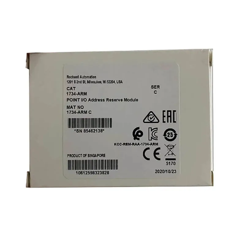 Совершенно новый оригинальный 2,4-arm PLC 75 мА макс. при 5 В постоянного тока с одним слотом 12 мм резервный модуль
Совершенно новый оригинальный 2,4-arm PLC 75 мА макс. при 5 В постоянного тока с одним слотом 12 мм резервный модуль