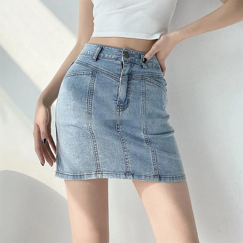 TVVOVVINEuropean Sexy Hot Girl Style High Waist Tight A-line Mini Denim Skirt Summer Solid Color Retro Women's Clothing LSUJ
TVVOVVINEuropean Sexy Hot Girl Style High Waist Tight A-line Mini Denim Skirt Summer Solid Color Retro Women's Clothing LSUJ