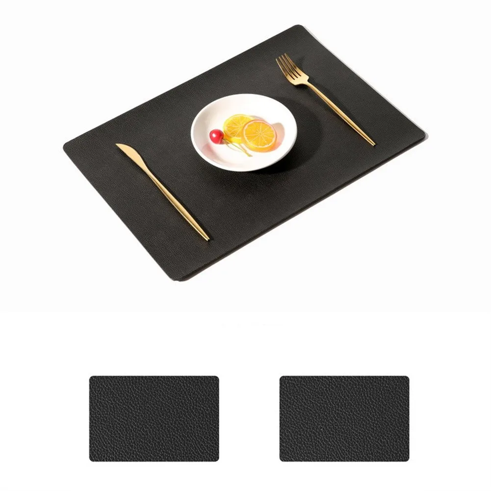 Leather Table Mat Square PVC Oil-Proof Anti-Slip Placemat Kitchen Dining Plate Mats Steak Heat Insulation Pad Hotel Home Decor
Leather Table Mat Square PVC Oil-Proof Anti-Slip Placemat Kitchen Dining Plate Mats Steak Heat Insulation Pad Hotel Home Decor