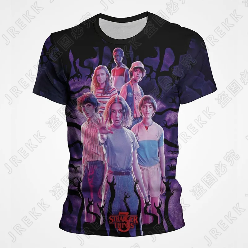 Strange things 3D T Shirts Casual Men Women Children Fashion Short Sleeve Boy girl Kids Printed T-shirt Cool Streetwear Tops Tee
Strange things 3D T Shirts Casual Men Women Children Fashion Short Sleeve Boy girl Kids Printed T-shirt Cool Streetwear Tops Tee
