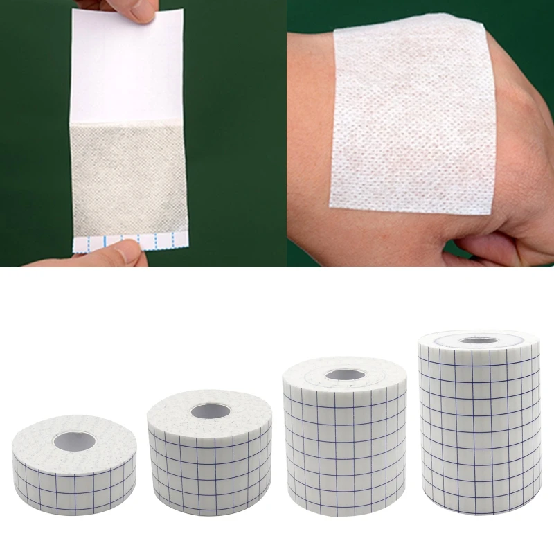 

Patches Medical Non-woven Adhesive Tape First Aid Bandage Breathable Hypoallergenic Dressing Fixing Tape