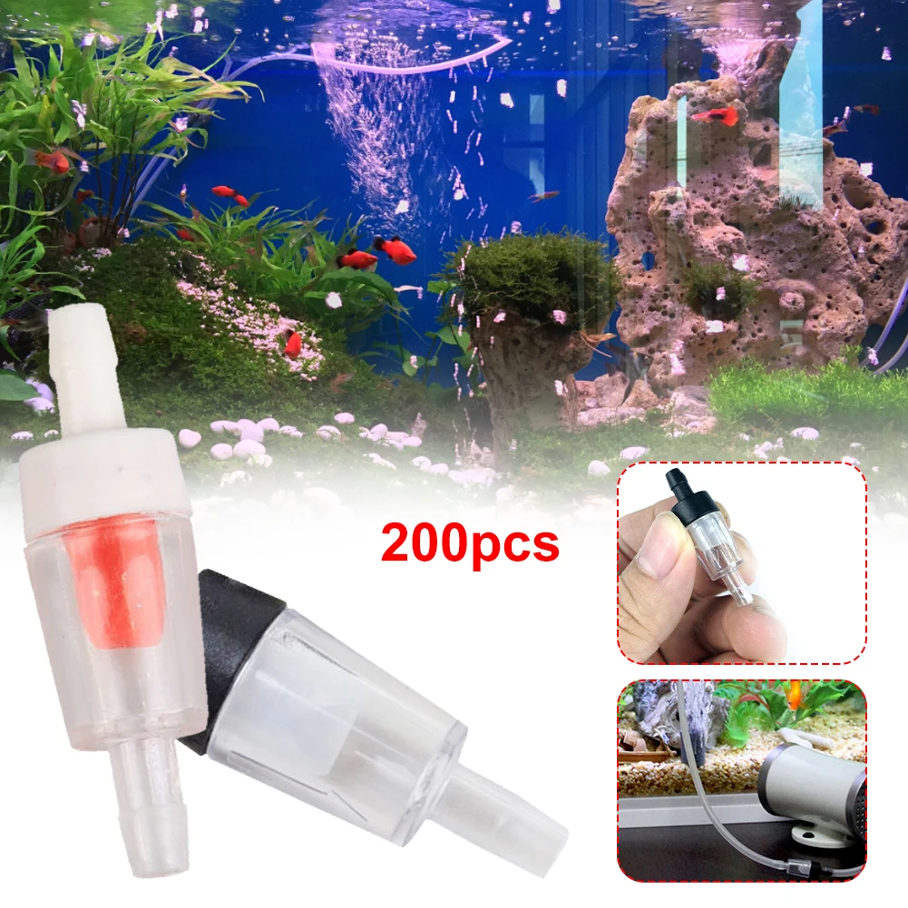 200pcs Aquarium Air Pump Check Valves Plastic One-Way Non-Return Air Pump For 4mm Inner Diameter Hose Air Line Pump
200pcs Aquarium Air Pump Check Valves Plastic One-Way Non-Return Air Pump For 4mm Inner Diameter Hose Air Line Pump