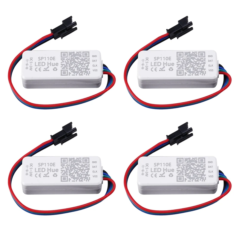 4X WS2812B SK6812RGB SK6812RGBW Bluetooth SP110E Mini Controller, Support ALL LED Strip/Module Light/Panel/String
4X WS2812B SK6812RGB SK6812RGBW Bluetooth SP110E Mini Controller, Support ALL LED Strip/Module Light/Panel/String