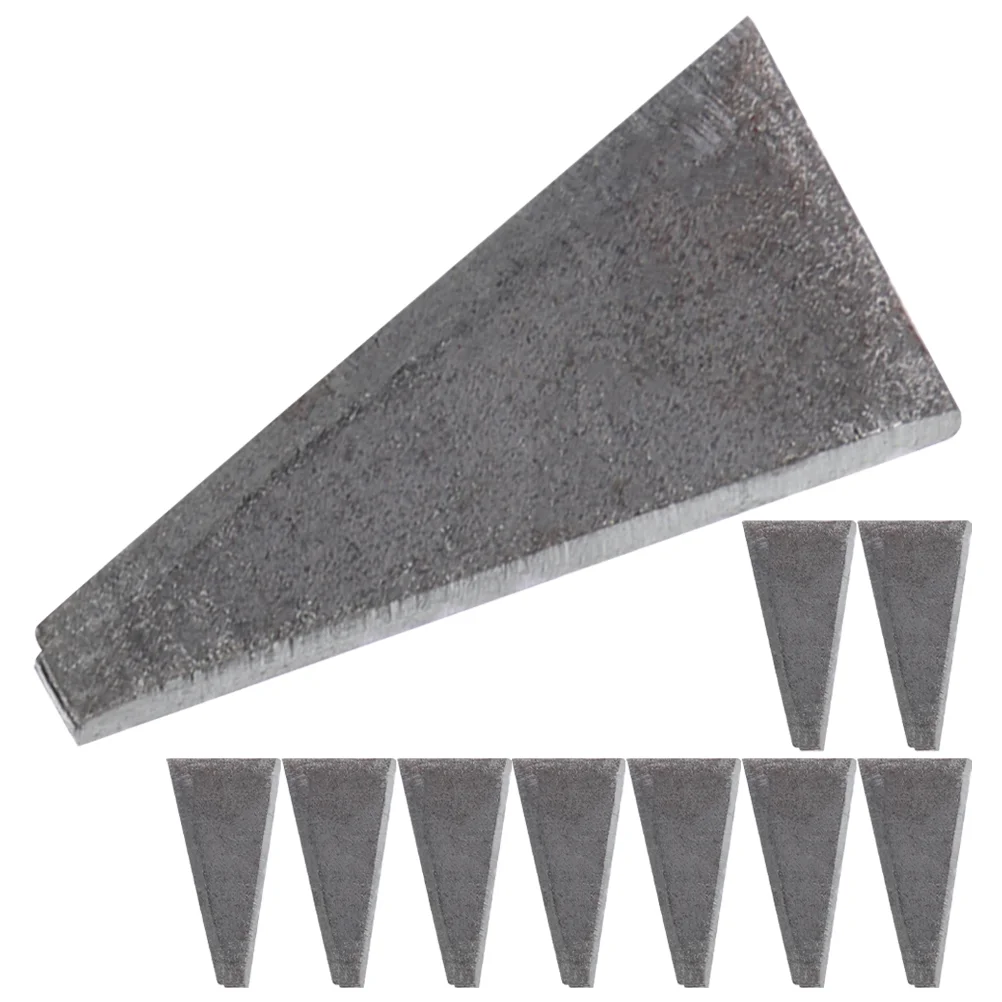 

10pcs Fixing Wedge Carbon Steel Wedge Outdoor Wedge Installation Tool Size L