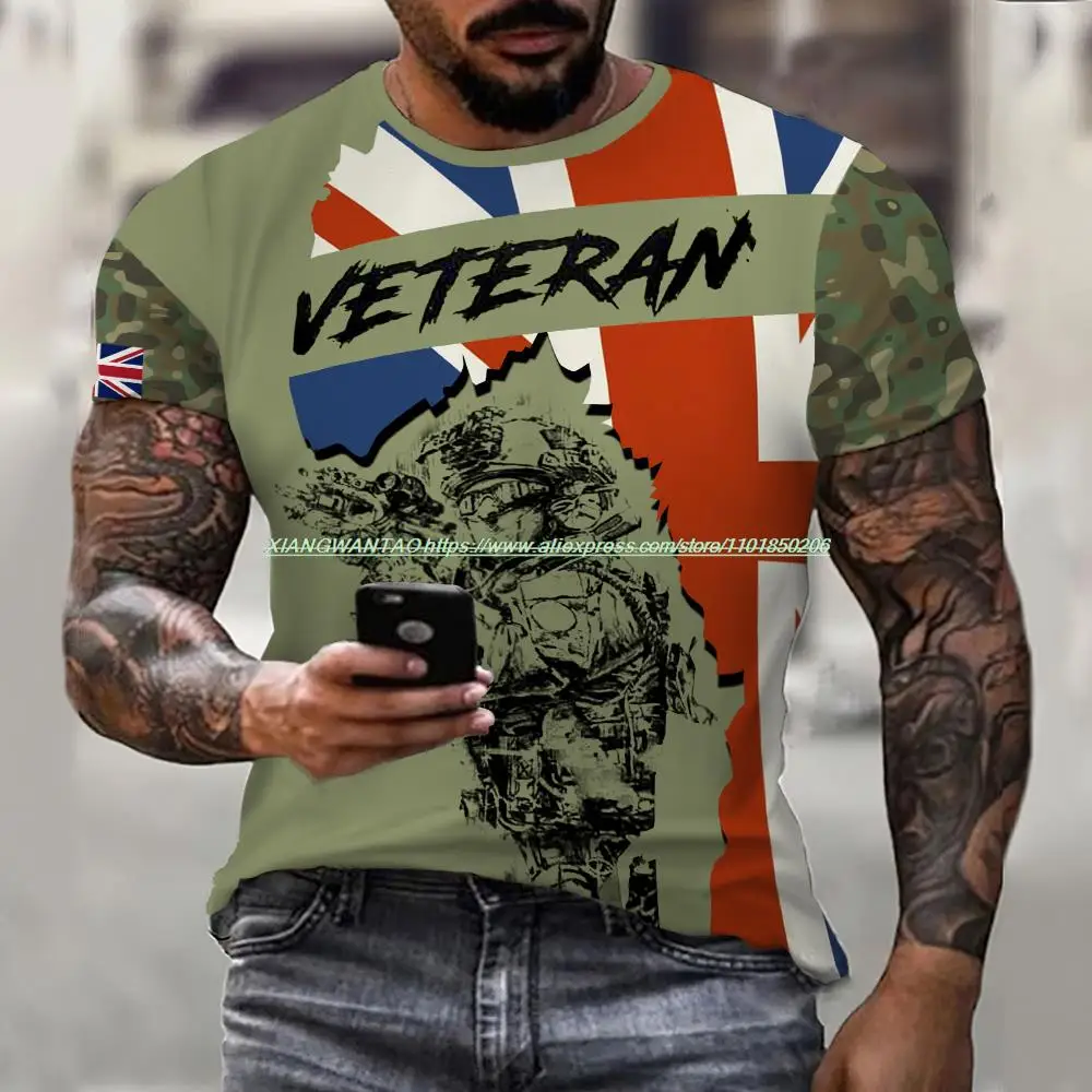 ARMY-VETERAN 3D Print Men's T-shirts Amercian Soldier Casual Round Neck Loose Short Sleeve Camouflage Commando Men Clothing 4XL
ARMY-VETERAN 3D Print Men's T-shirts Amercian Soldier Casual Round Neck Loose Short Sleeve Camouflage Commando Men Clothing 4XL