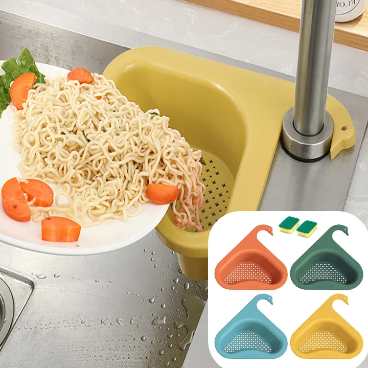 Kitchen Leftover Sink Strainer Swan Drainer Rack Multi-functional For Vegetable Fruit Storage Basket Organizer Holder Gadgets
Kitchen Leftover Sink Strainer Swan Drainer Rack Multi-functional For Vegetable Fruit Storage Basket Organizer Holder Gadgets