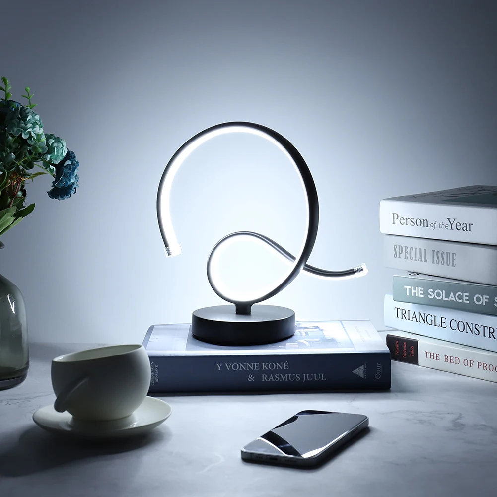 Modern Spiral LED Table Lamp Metal Bedroom Bedside Desk Lights Home Living Study Room Eye Protection Reading Night Lighting
Modern Spiral LED Table Lamp Metal Bedroom Bedside Desk Lights Home Living Study Room Eye Protection Reading Night Lighting