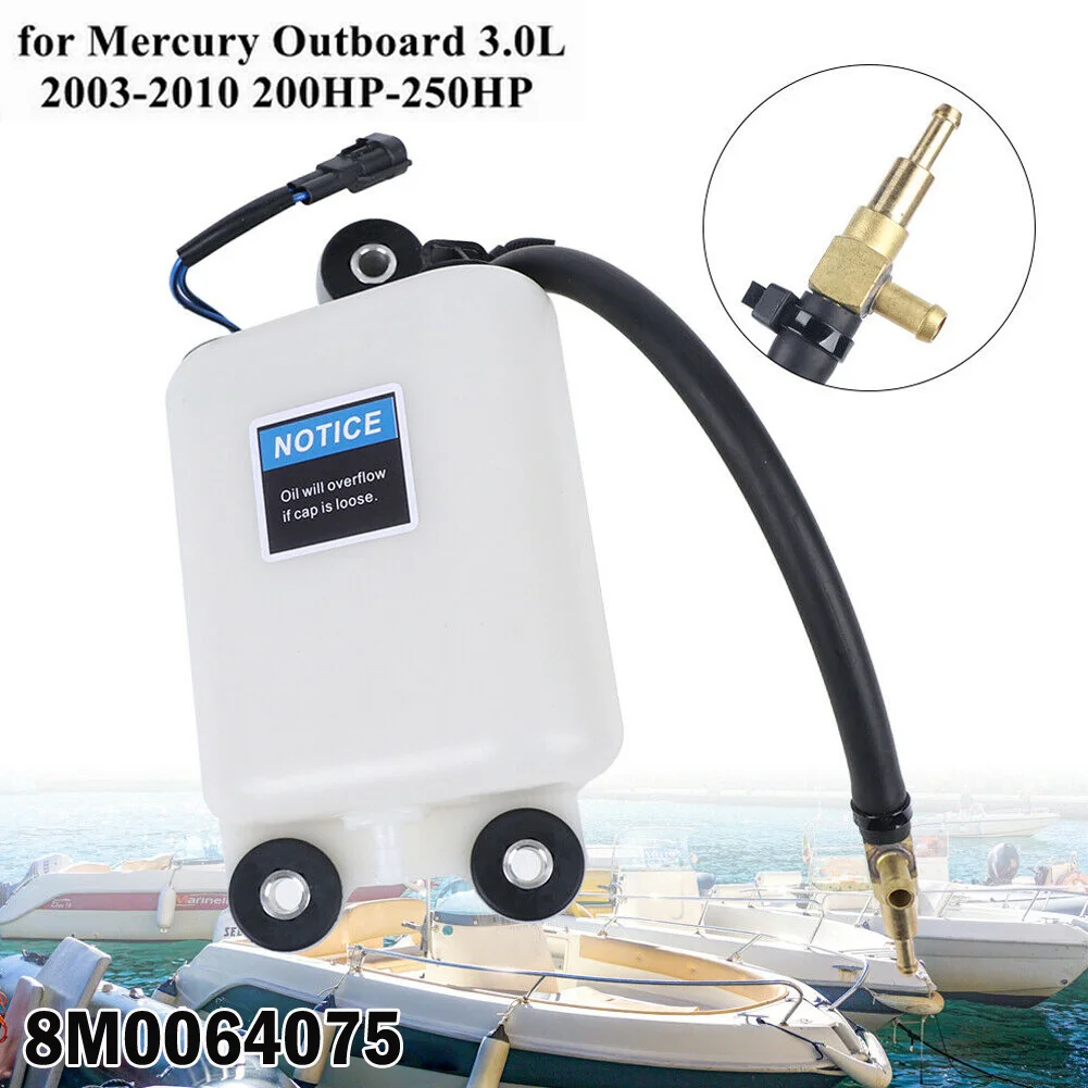 Oil Tank Assembly For Mercury Outboard 3.0L 200/225HP White, Black For 1200-8M0064075, 8M0064075, 12008M0064075, 884525T1
Oil Tank Assembly For Mercury Outboard 3.0L 200/225HP White, Black For 1200-8M0064075, 8M0064075, 12008M0064075, 884525T1