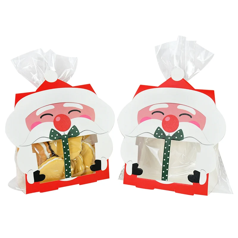 8pcs Santa Claus Cookie Candy Bag Merry Christmas Plastic Gift Bags Baking Packaging Decor Xmas New Year Navidad Party Favors
8pcs Santa Claus Cookie Candy Bag Merry Christmas Plastic Gift Bags Baking Packaging Decor Xmas New Year Navidad Party Favors