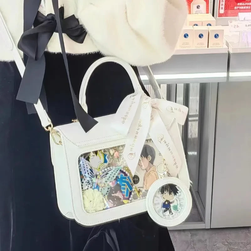 Y2K Korean Japanese Gothic Ita White Shoulder Bag Teenage Punk Kawaii Aesthetic Vintage Wallet HandBag Crossbody Tote Bags Women
Y2K Korean Japanese Gothic Ita White Shoulder Bag Teenage Punk Kawaii Aesthetic Vintage Wallet HandBag Crossbody Tote Bags Women