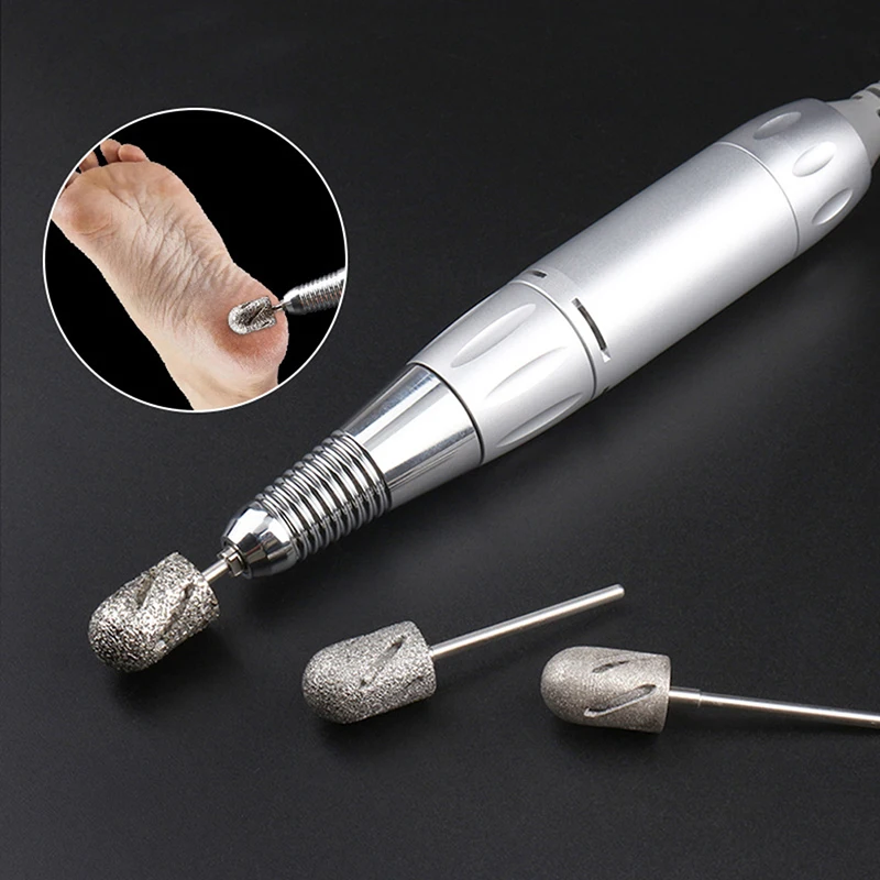 

3 Size Pedicure Drill Lathe Nail Drills Bits For Foot Care Callus Clean Cuticle