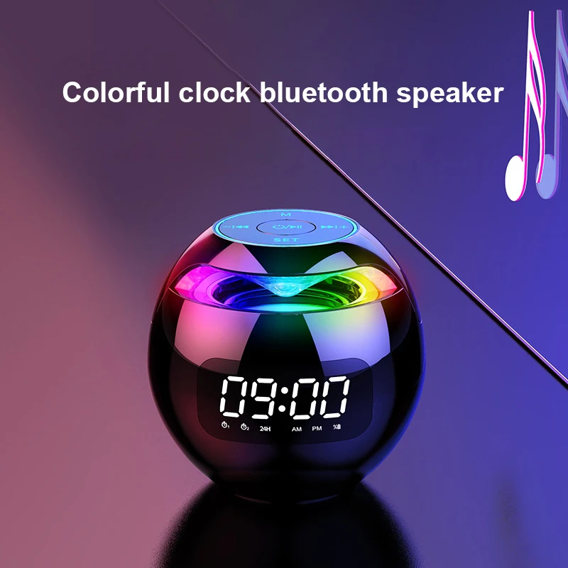 Clock Colorful Bluetooth Speaker TWS Wireless Sound Box Mini Portable Household Desktop PC for Iphone Xiaomi
Clock Colorful Bluetooth Speaker TWS Wireless Sound Box Mini Portable Household Desktop PC for Iphone Xiaomi