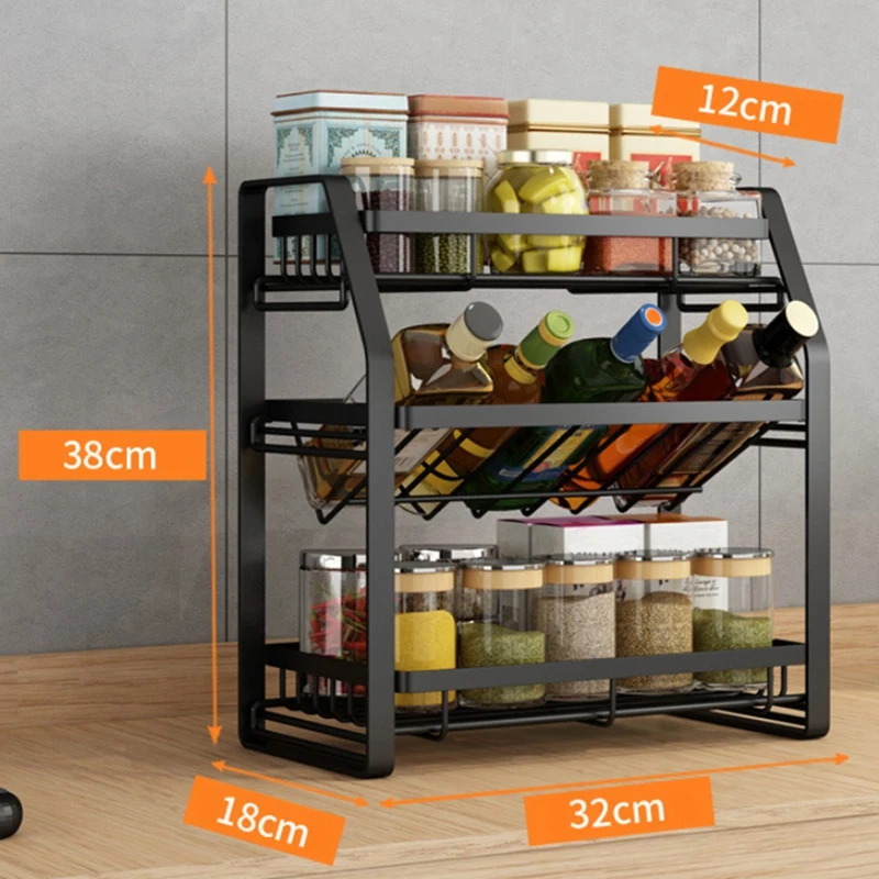 3 Tier Kitchen Spice Rack Seasoning Bottle Rack Kitchen Organizer Storage Racks Shelf Seasoning Storage
3 Tier Kitchen Spice Rack Seasoning Bottle Rack Kitchen Organizer Storage Racks Shelf Seasoning Storage