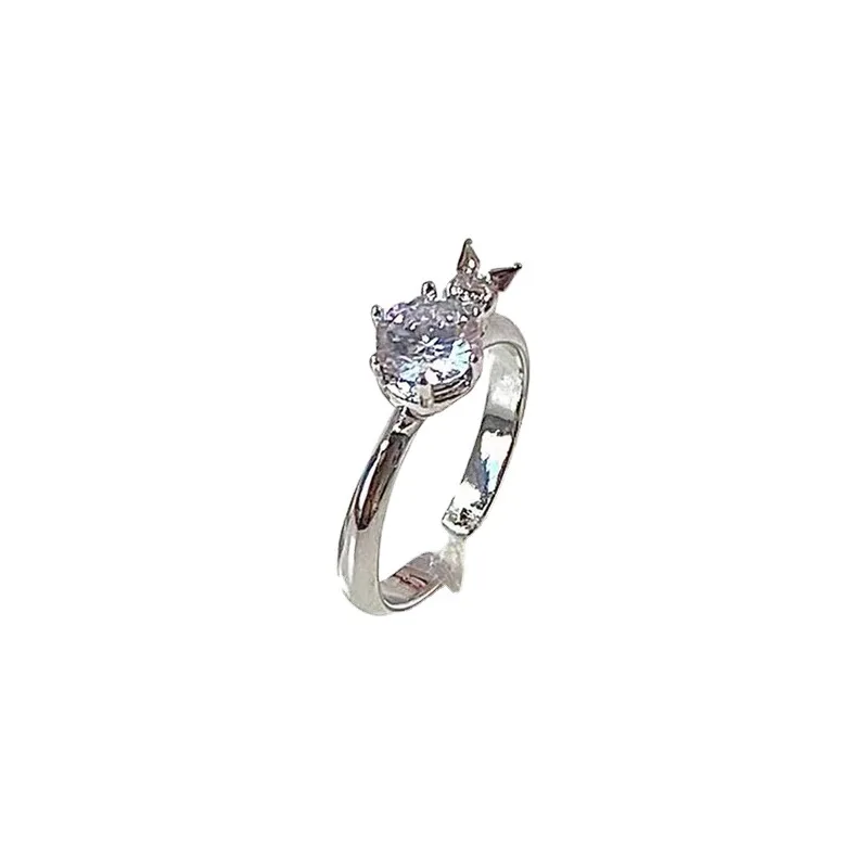 Sanrio Kuromi Ring Kawaii Cuddle Diamond Ring Fashion Jewelry Accessories Anime Doll Girl Child Gifts Finger Rings Toy
Sanrio Kuromi Ring Kawaii Cuddle Diamond Ring Fashion Jewelry Accessories Anime Doll Girl Child Gifts Finger Rings Toy