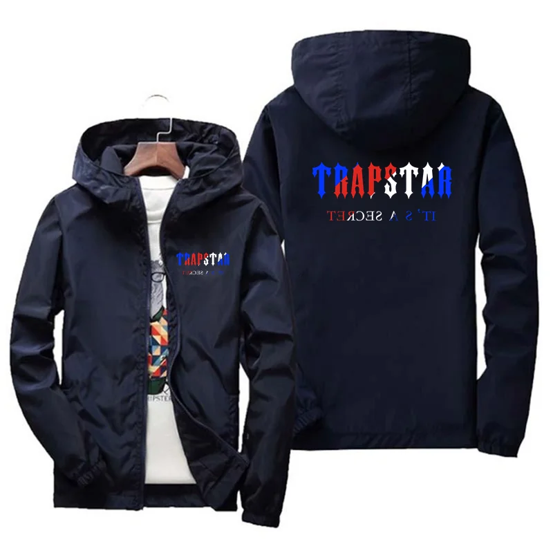 Jacket Men's Top Jacket Men's Fashion Outdoor Clothing Funny Windbreaker Hoodie Thin Hooded Coat TRAPSTAR
Jacket Men's Top Jacket Men's Fashion Outdoor Clothing Funny Windbreaker Hoodie Thin Hooded Coat TRAPSTAR