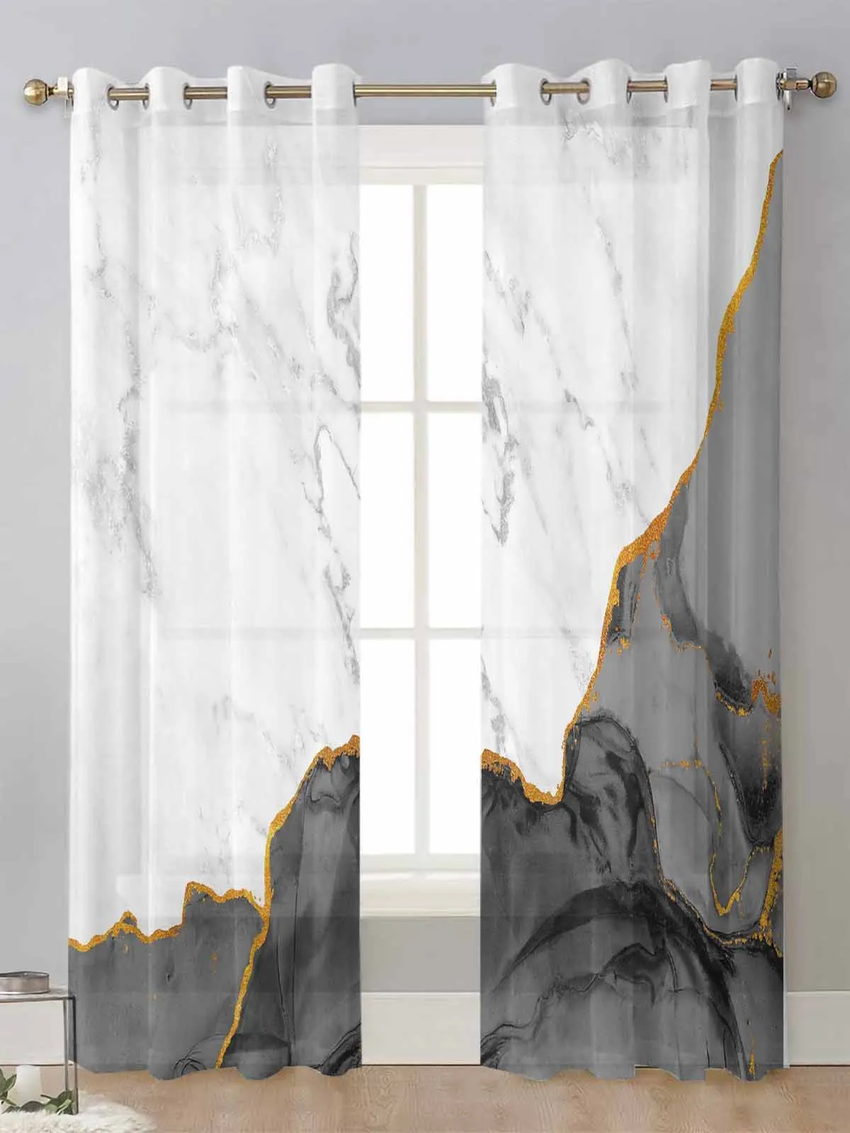 White Marble Black Gray Sheer Curtains For Living Room Window Transparent Voile Tulle Curtain Cortinas Drapes Home Decor
White Marble Black Gray Sheer Curtains For Living Room Window Transparent Voile Tulle Curtain Cortinas Drapes Home Decor