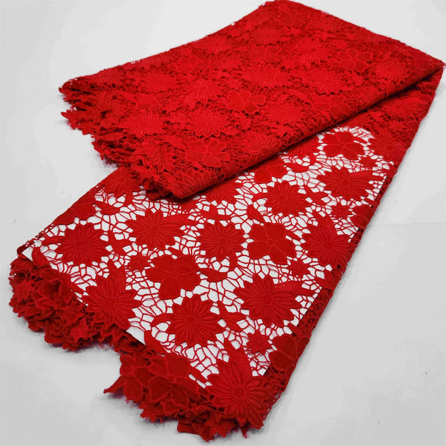 Luxury Embroidered Nigeria Cord Lace Fabric for Gown Sewing African Guipure Lace Fabric for Bridal Dress XYYG03
Luxury Embroidered Nigeria Cord Lace Fabric for Gown Sewing African Guipure Lace Fabric for Bridal Dress XYYG03