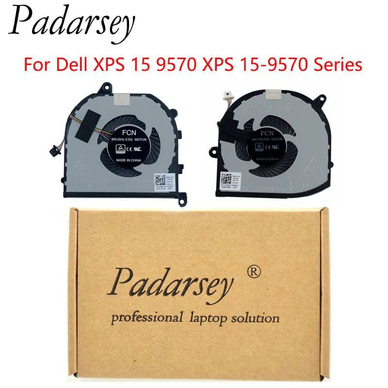 Padarsy Replacement CPU GPU Cooling Fan for Dell XPS 15 9570 XPS 15-9570 Series Laptop DFS501105PR0T FKCH 008YY9 0TK9J1 TK9J1
Padarsy Replacement CPU GPU Cooling Fan for Dell XPS 15 9570 XPS 15-9570 Series Laptop DFS501105PR0T FKCH 008YY9 0TK9J1 TK9J1