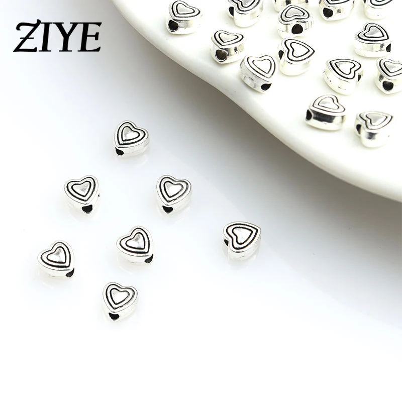 50pcs 6x6mm Heart-shaped Spacer Beads Charms Antique Silver Color Loose Beads For Making DIY Cute Bracelets Handmade Accessories 
50pcs 6x6mm Heart-shaped Spacer Beads Charms Antique Silver Color Loose Beads For Making DIY Cute Bracelets Handmade Accessories