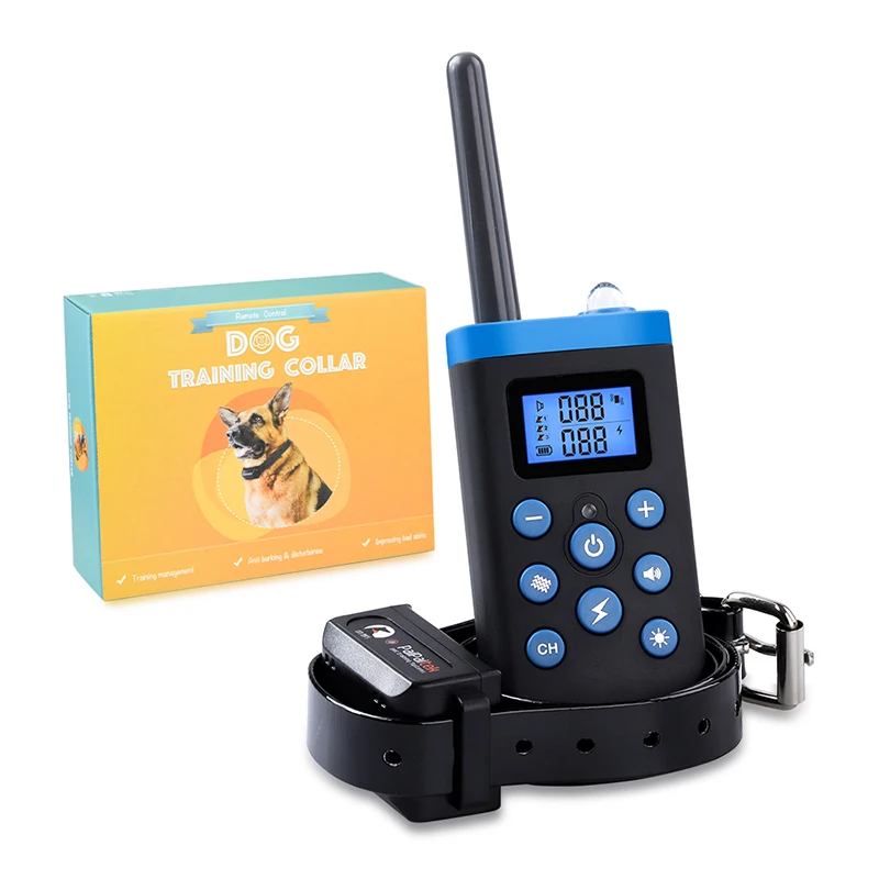 Ошейник для дрессировки собак Paipaitek с дистанционным управлением 1100 лет, ультрадлинный срок работы 60 дней для крупных собак, перезаряжаемый водонепроницаемый 
Ошейник для дрессировки собак Paipaitek с дистанционным управлением 1100 лет, ультрадлинный срок работы 60 дней для крупных собак, перезаряжаемый водонепроницаемый