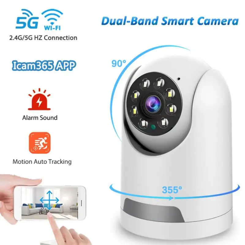 Motion Detection Baby Monitor Home Security 1080p Ai Tracking 5g Wifi Ip Camera Infrared Night Vision Surveillance Camera
Motion Detection Baby Monitor Home Security 1080p Ai Tracking 5g Wifi Ip Camera Infrared Night Vision Surveillance Camera