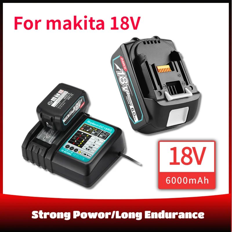 Original Makita 18V 12000Mah 12.0Ah Rechargeable Power Tools Battery With LED 18650 Li-ion Replacement LXT BL1860B BL1860 BL1850
Original Makita 18V 12000Mah 12.0Ah Rechargeable Power Tools Battery With LED 18650 Li-ion Replacement LXT BL1860B BL1860 BL1850