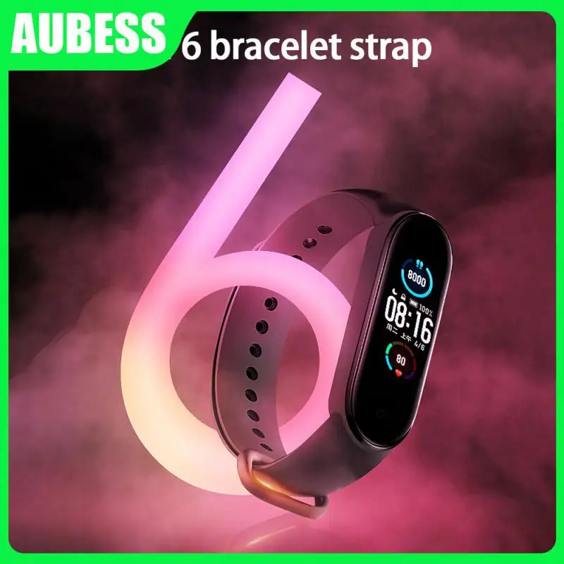

Anti-lost Watchband Tpu Watch Strap Flexible Wristband For Xiaomi Mi Band 6 Portable For Mi Band 6 Stable Comfortable Breathable