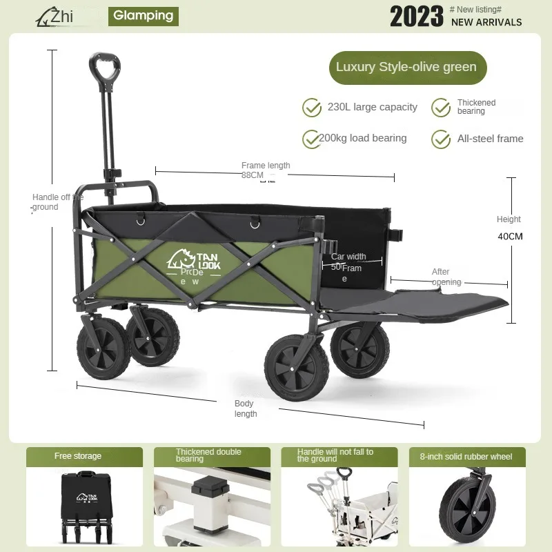 Hand Cart Camping Trolley Folding Cart Storage Box Supplies Novelty Multitool Table High Volume Lightweight 230L Save Labor
Hand Cart Camping Trolley Folding Cart Storage Box Supplies Novelty Multitool Table High Volume Lightweight 230L Save Labor