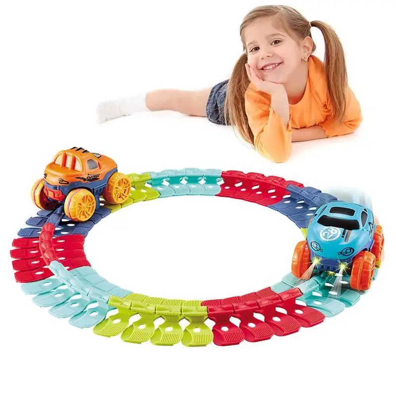 Magical Track Racing Cars With Lights DIY Racing Track Glowing In The Dark Creative Gifts Toys For Children Construction Toy
Magical Track Racing Cars With Lights DIY Racing Track Glowing In The Dark Creative Gifts Toys For Children Construction Toy