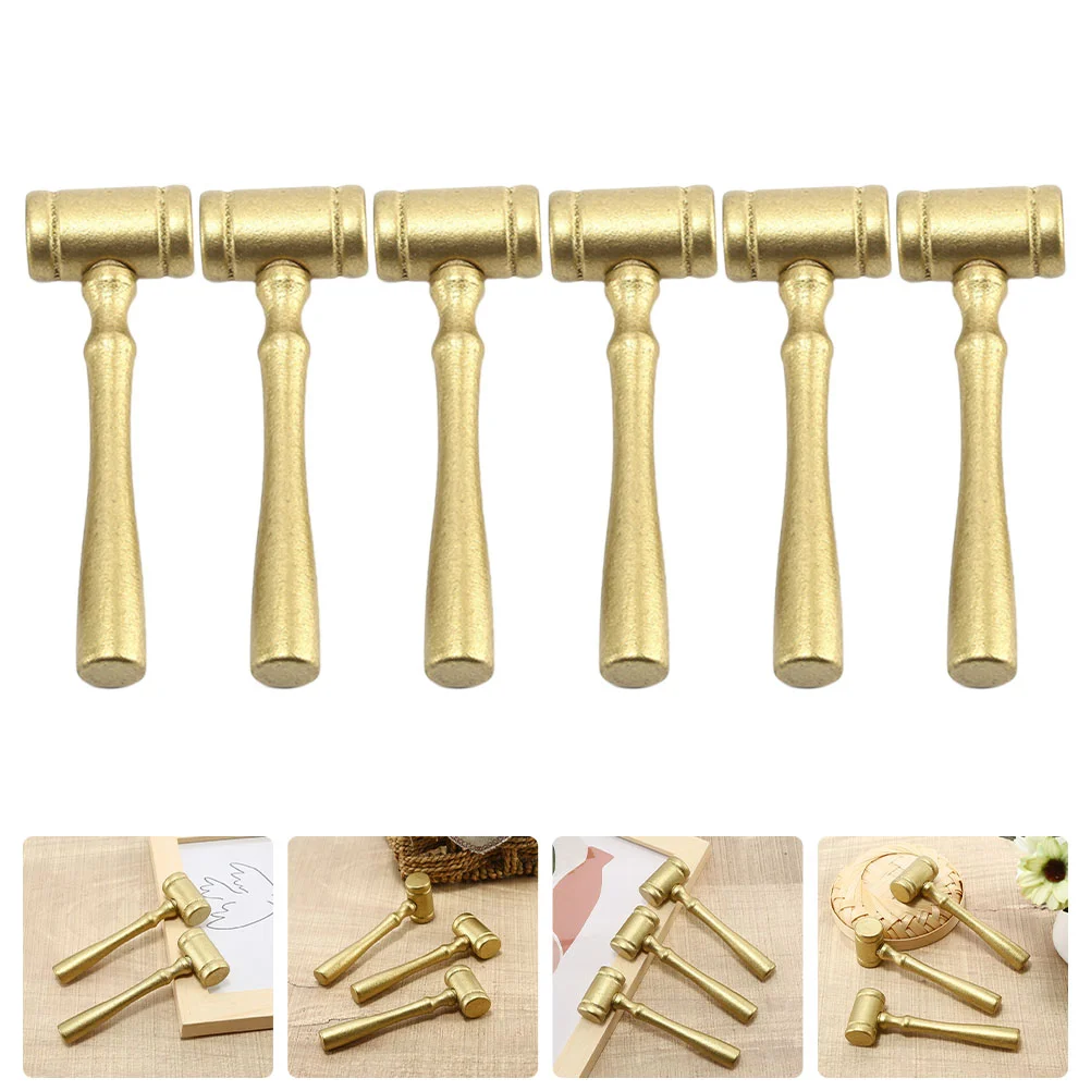 6Pcs Hammer Toy Court Judge Hammer Courtroom Gavel Plaything Wooden Gravel for Home Kids Role Play Children
6Pcs Hammer Toy Court Judge Hammer Courtroom Gavel Plaything Wooden Gravel for Home Kids Role Play Children