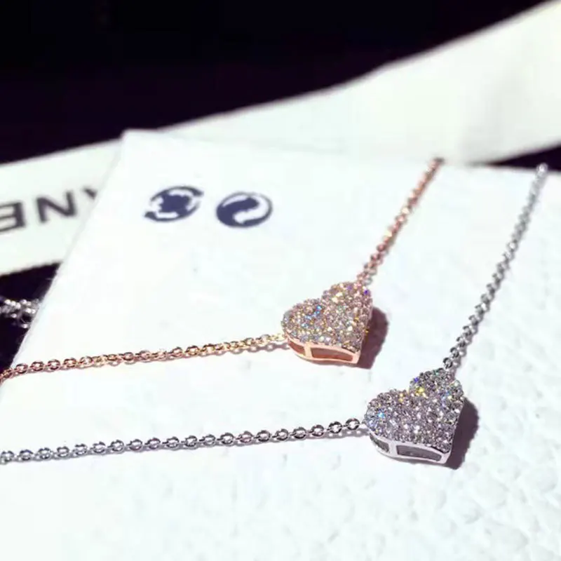 2023 New Korean Fashion Pave Shine Aaa Top Quality Zircon Necklaces For Women Lady Heart Charm Short Temperament Necklaces
2023 New Korean Fashion Pave Shine Aaa Top Quality Zircon Necklaces For Women Lady Heart Charm Short Temperament Necklaces