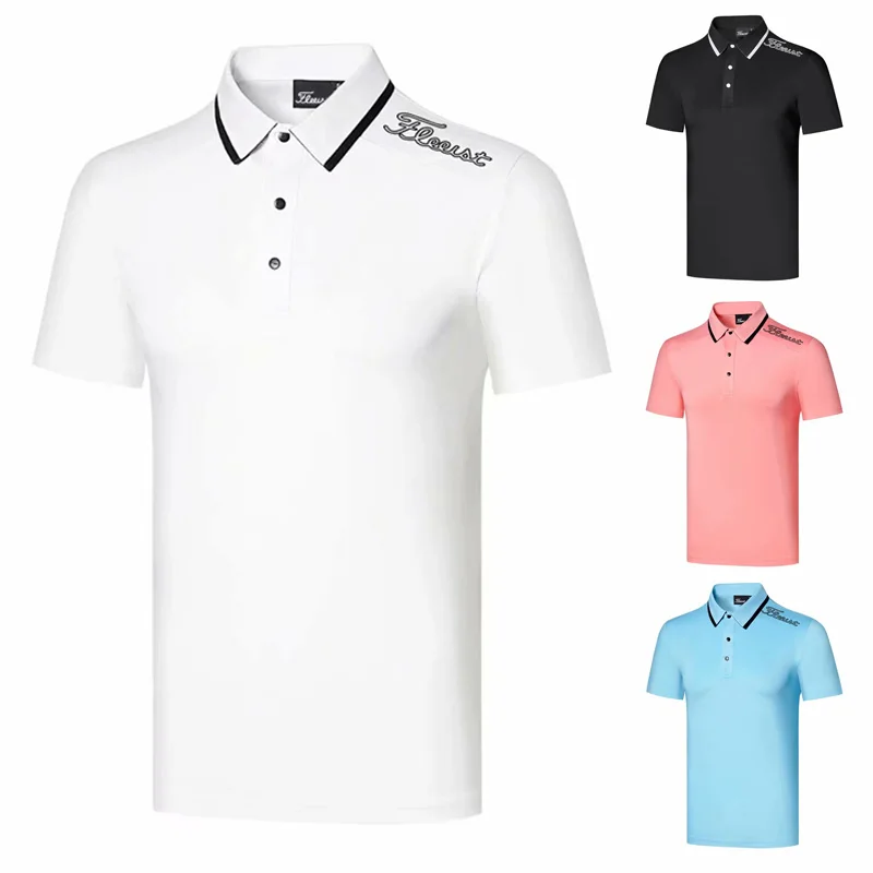 Men's Golf T-shirt Summer Sports Golf Apparel Short Sleeve Shirt Quick Dry Breathable Stretchy Polo Shirts for Men
Men's Golf T-shirt Summer Sports Golf Apparel Short Sleeve Shirt Quick Dry Breathable Stretchy Polo Shirts for Men