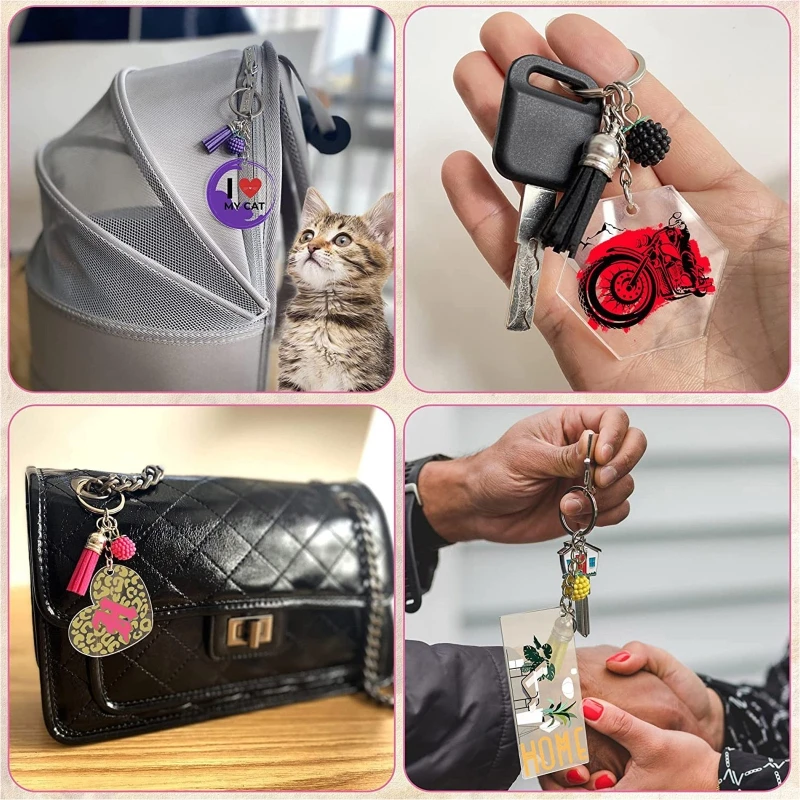 210Pcs Acrylic Keychain Blanks with for Key Rings Jump Rings Clear Blanks Colorful Tassel Pendants for DIY Crafting
210Pcs Acrylic Keychain Blanks with for Key Rings Jump Rings Clear Blanks Colorful Tassel Pendants for DIY Crafting