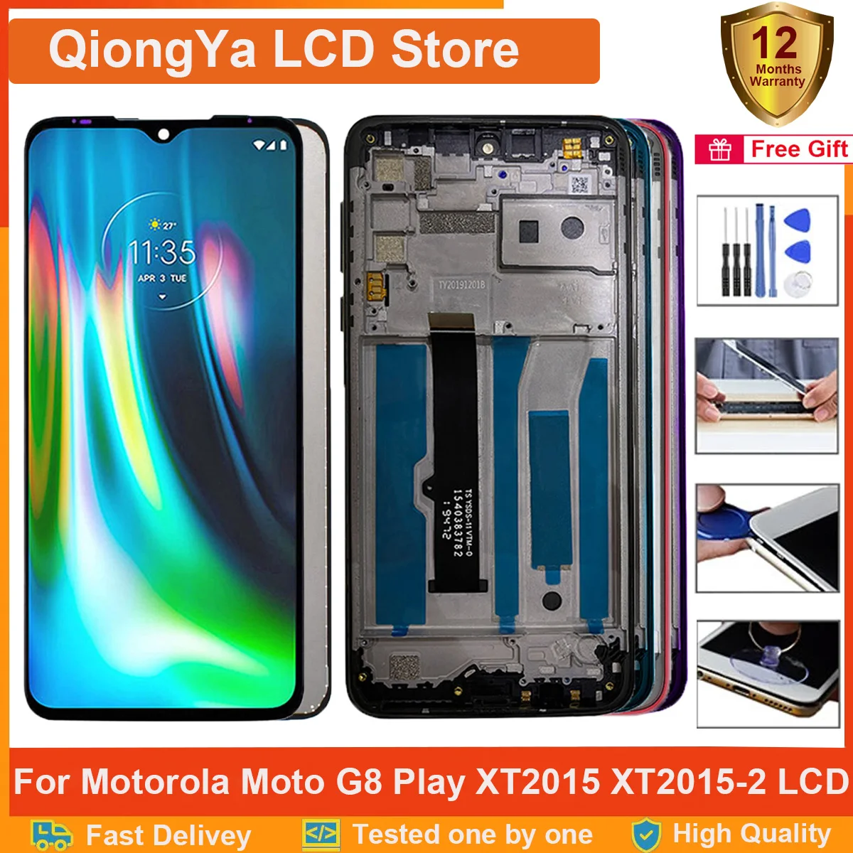 6,2 "Оригинальный дисплей для Motorola Moto G8 Play lcd Moto XT2015 XT2015-2 G8 play с рамкой, ЖК-дисплей с сенсорным экраном и дигитайзером в сборе
6,2 "Оригинальный дисплей для Motorola Moto G8 Play lcd Moto XT2015 XT2015-2 G8 play с рамкой, ЖК-дисплей с сенсорным экраном и дигитайзером в сборе