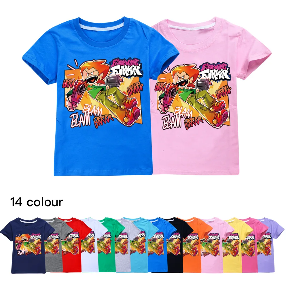 2022 Friday Night Funkin T-shirt Kids Cartoon Singer Game Costume Teen Boys And Girls T-shirt Children Clothing Girls Tops Tee
2022 Friday Night Funkin T-shirt Kids Cartoon Singer Game Costume Teen Boys And Girls T-shirt Children Clothing Girls Tops Tee