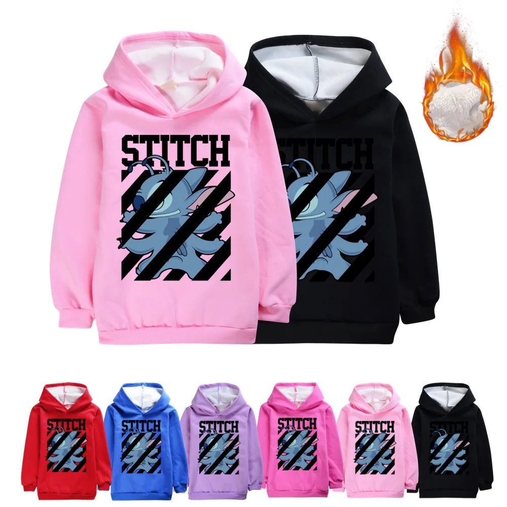 Kids Clothes Disney Stitch Boys Girls Fleece Hoodie Spring Autumn Jacket Sweatshirts Teen Kids 2-15 Years Old
Kids Clothes Disney Stitch Boys Girls Fleece Hoodie Spring Autumn Jacket Sweatshirts Teen Kids 2-15 Years Old
