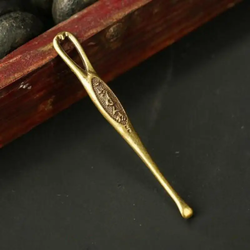 

Латунный ушной кулон ключ Пряжка ювелирные изделия статуэтки подарки Статуэтка резной