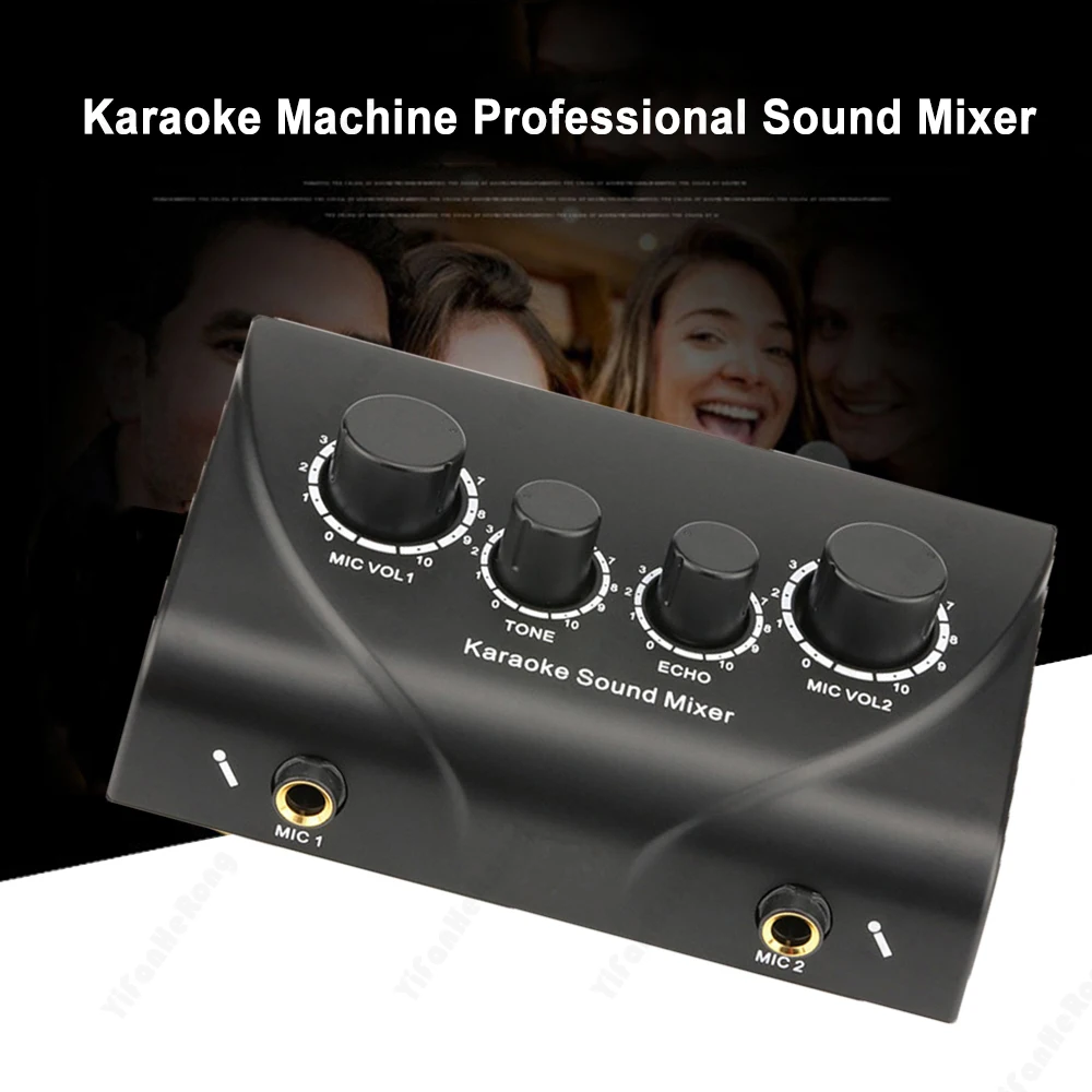 EU/US Portable Dual Mic Inputs Audio Sound Mixer For Amplifier & Microphone Karaoke Ok Mixer BlackPlug for Company Home
EU/US Portable Dual Mic Inputs Audio Sound Mixer For Amplifier & Microphone Karaoke Ok Mixer BlackPlug for Company Home