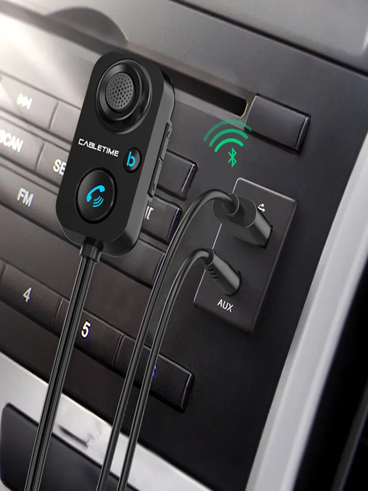 Bluetooth Receiver 5.1 AUX Audio 3.5mm Hands-Free Wireless Adapter Car Amplifier Speaker Headset Car Bluetooth Transmitter
Bluetooth Receiver 5.1 AUX Audio 3.5mm Hands-Free Wireless Adapter Car Amplifier Speaker Headset Car Bluetooth Transmitter